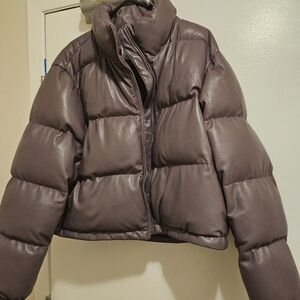 Vegan leather jacket (wilfred) aritzia